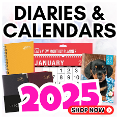 New Diaries & Calendars For 2025 - Click Here