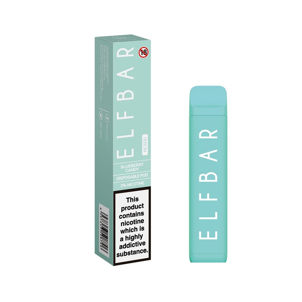 Elf Bar 600 Vape Blue Razz Lemonade - Click Image to Close