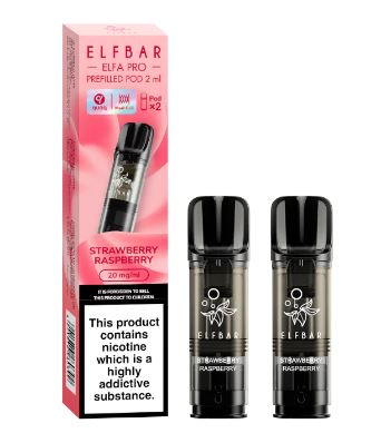 Elf Bar ELFA PRO Prefilled Vape Pod Strawberry Raspberry