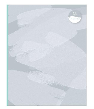 Grey Smudge Ring Binder