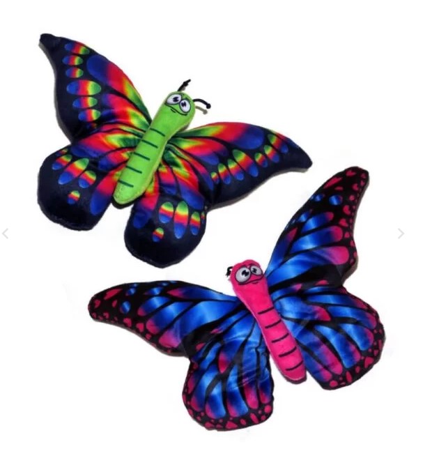 Plush 7" Butterfly ( Assorted Designs ) - Click Image to Close
