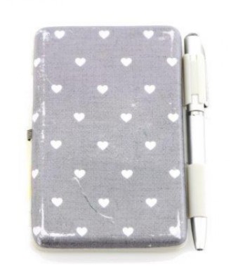 Hearts Notepad & Pen