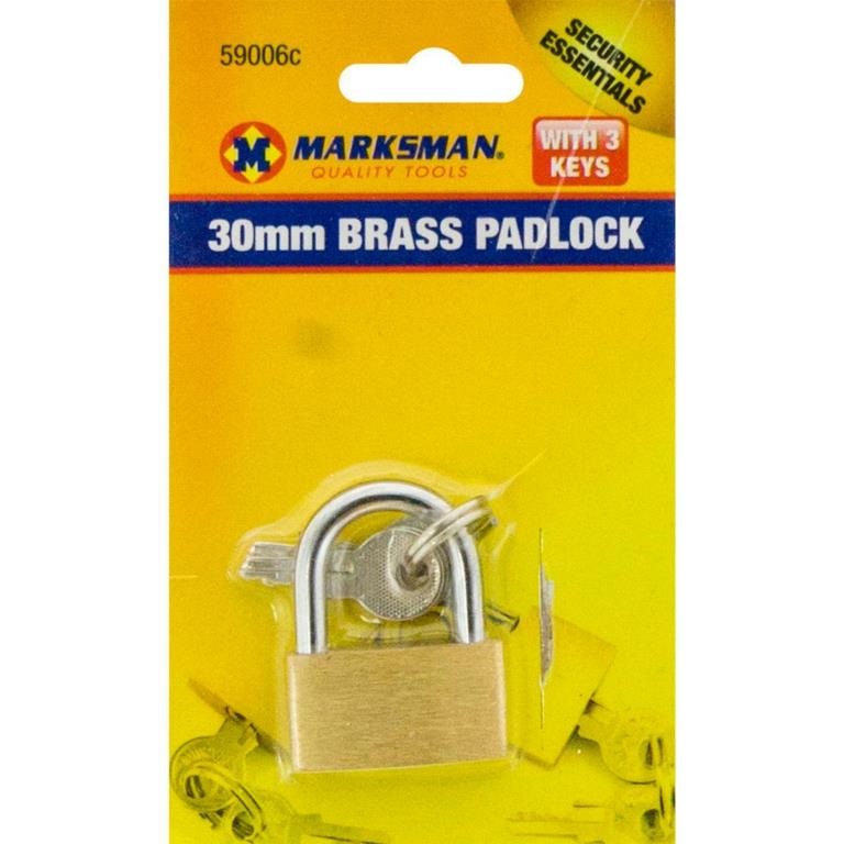 20mm brass padlock - Amtech