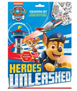 Paw Patrol Colouring Set