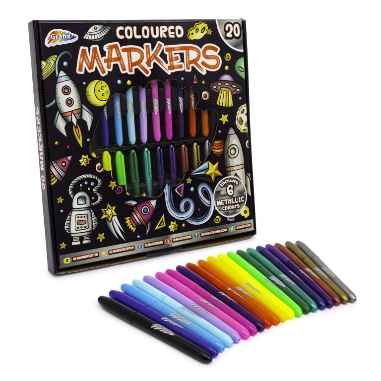 Marker Set, Multicolor, Standard