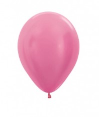 Sempertex 5" Satin Fuchsia Latex Balloons 50 Pack