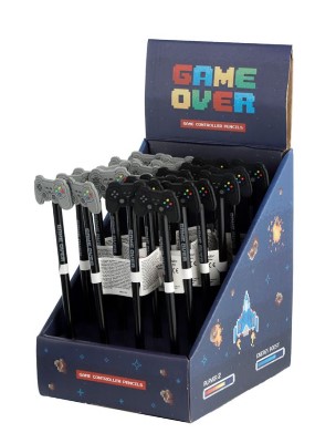 Game Over Pencil with PVC Topper