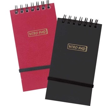 Wiro Note Pad, Elastic Band 70x128mm