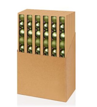 Green Multi Finish Balls New Champagne 10 x 60mm