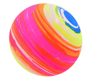 9" 80g Hot Colour Ring Football