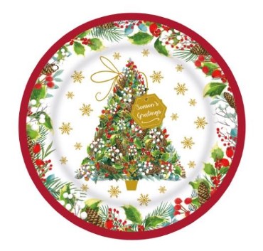 Party Melamine Round Plate