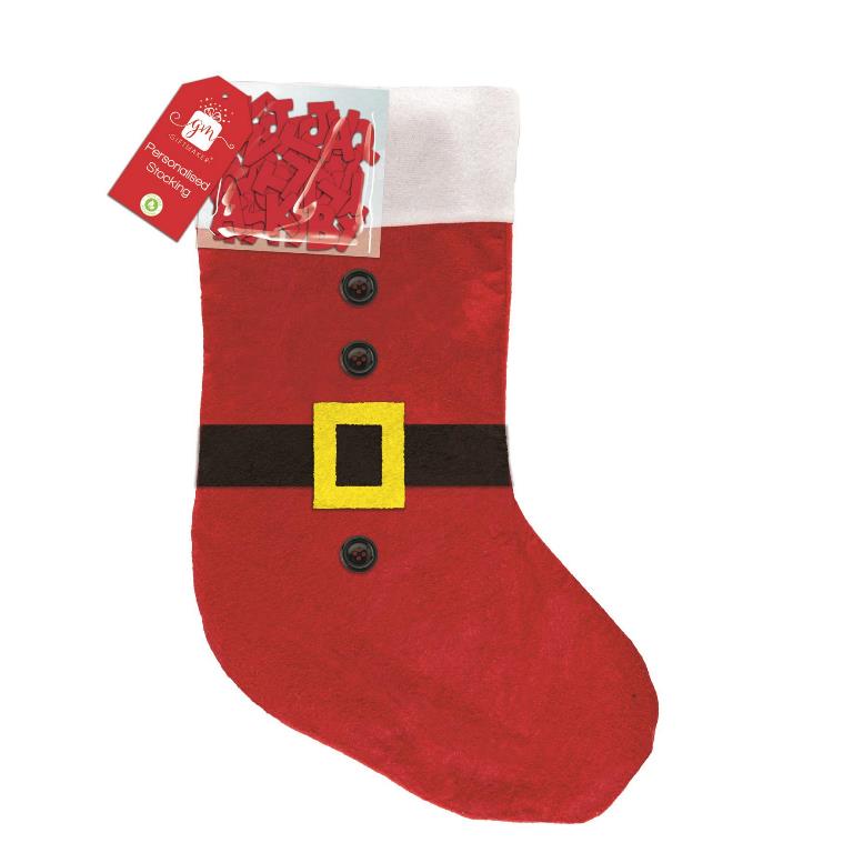 letter christmas stocking