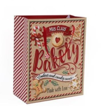 Gingerbread Bakery Gift Bag Medium