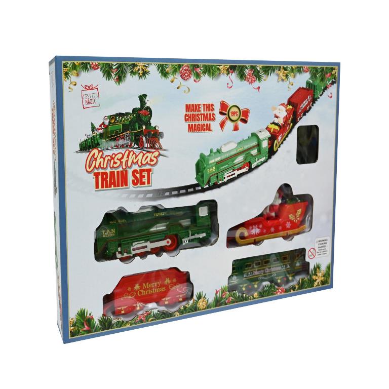 Christmas Train Set 19Pc