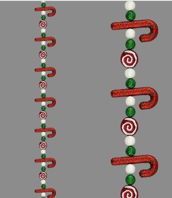 Candy Cane Garland 1.5m