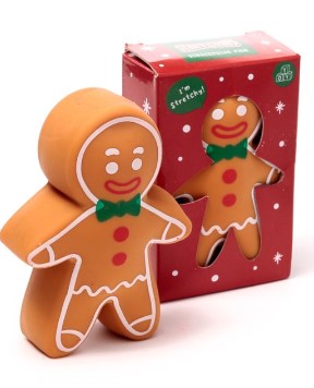 Stretchy Baker Street Christmas Gingerbread Man Toy