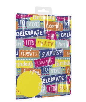 Brights Text Wrap 2 Sheet 2 Tag