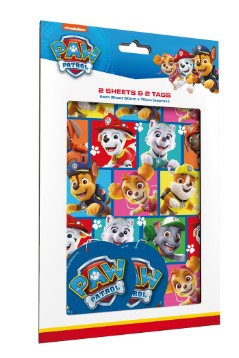 Sheet & Tag Paw Patrol